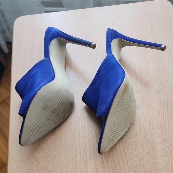 Steve Madden Royal Blue Mules - Picture 3 of 5